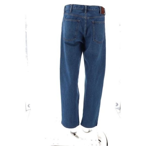 NWT LANDS' END SQUARE RIGGER MEN'S RELAXED FIT 5 POCKET MEDIUM WASH JEAN 42 - Picture 4 of 8